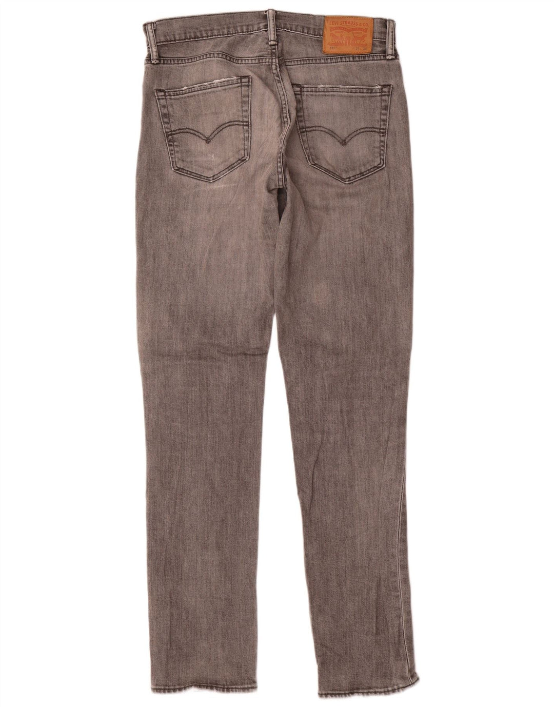 Męskie jeansy Levi's 511 Slim W31 L34 Szara bawełna