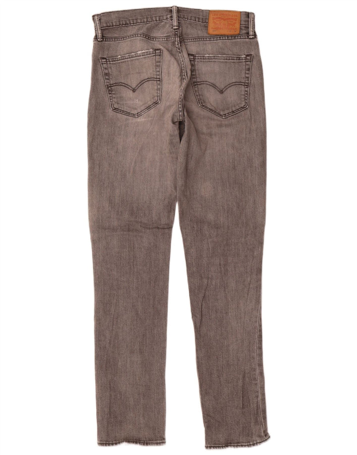 Męskie jeansy Levi's 511 Slim W31 L34 Szara bawełna