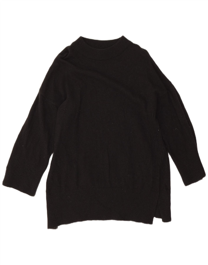 Damski sweter z długim rękawem Barbour z golfem UK 10 Small Black