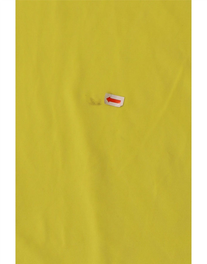 Męska koszulka Nike Dri Fit, duża, żółta, sportowa koszulka z poliestru