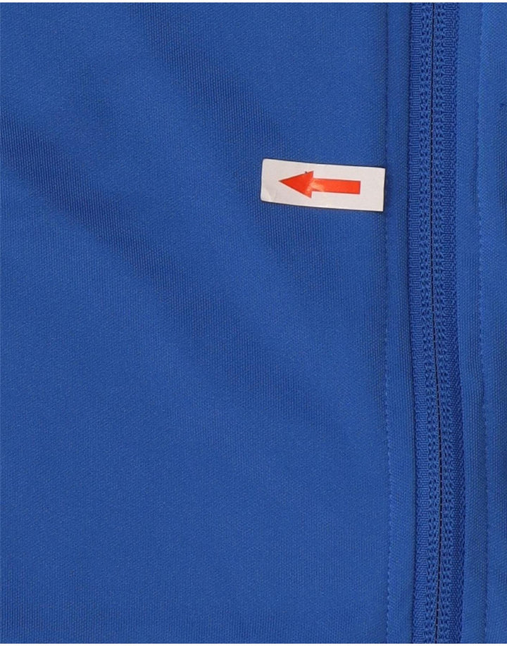 Damska kurtka dresowa Nike Graphic, średnia niebieska, poliestrowa, sportowa