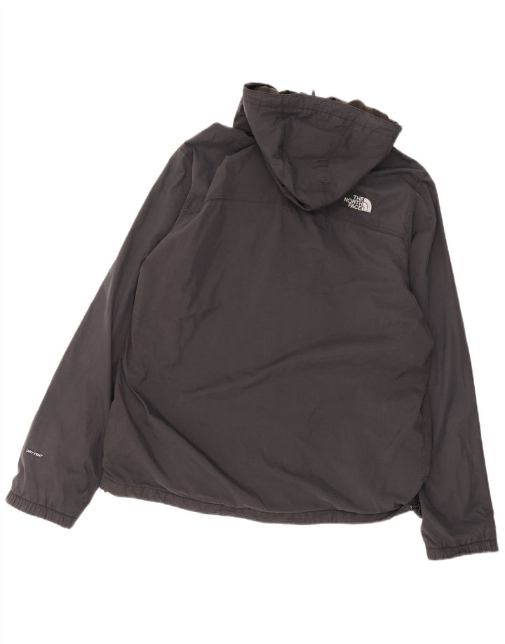 Męska kurtka przeciwdeszczowa z kapturem The North Face UK 40, duża, czarna, nylonowa