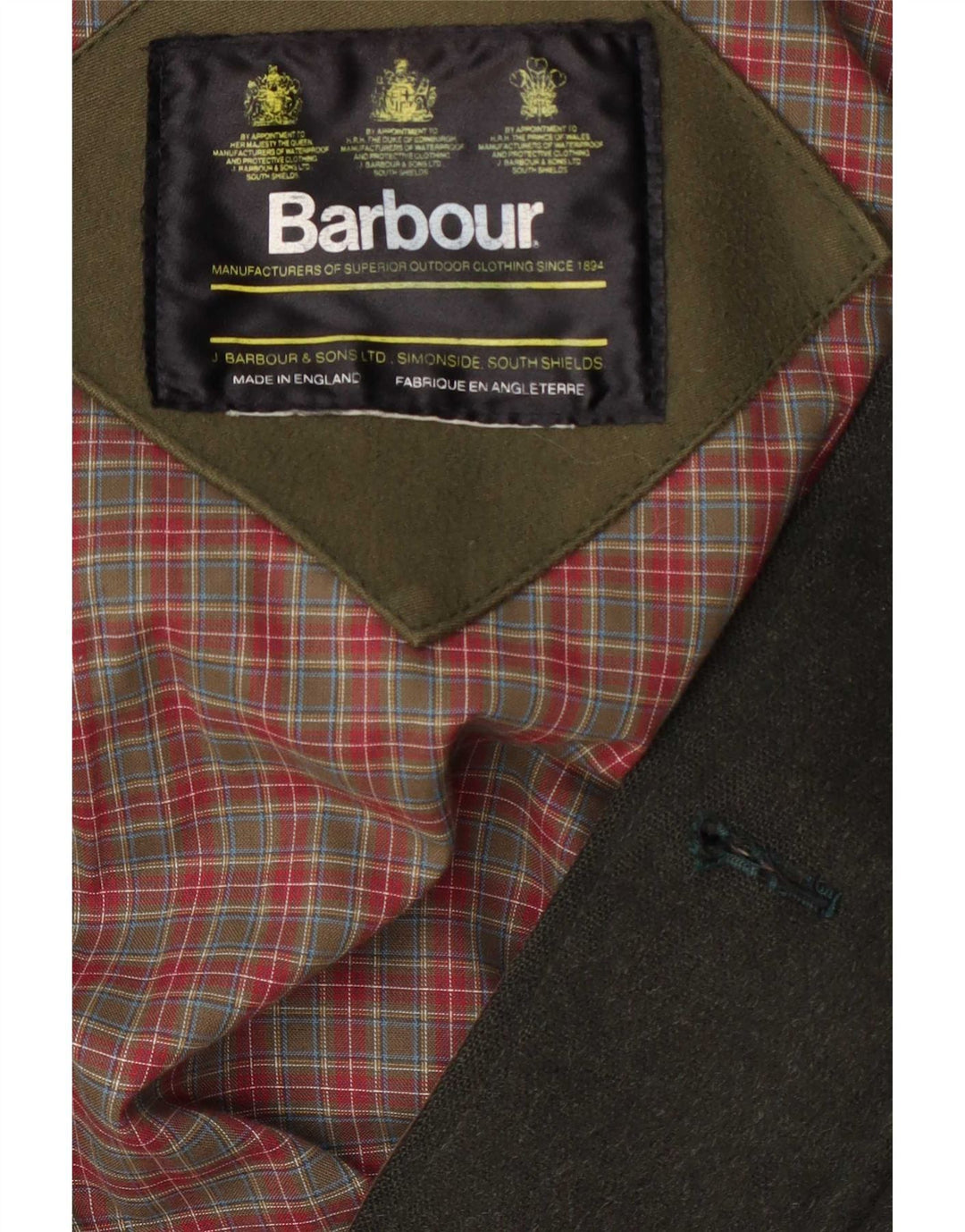 Kurtka męska Barbour Utility UK 42 XL, zielona wełna