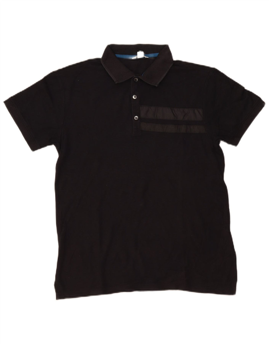 Męska koszulka polo Calvin Klein, mała, czarna, bawełniana