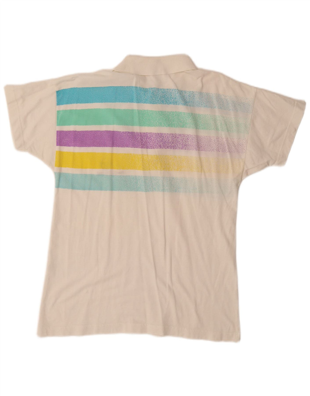 Męska koszulka polo SERGIO TACCHINI, mała, bawełniana w białe paski