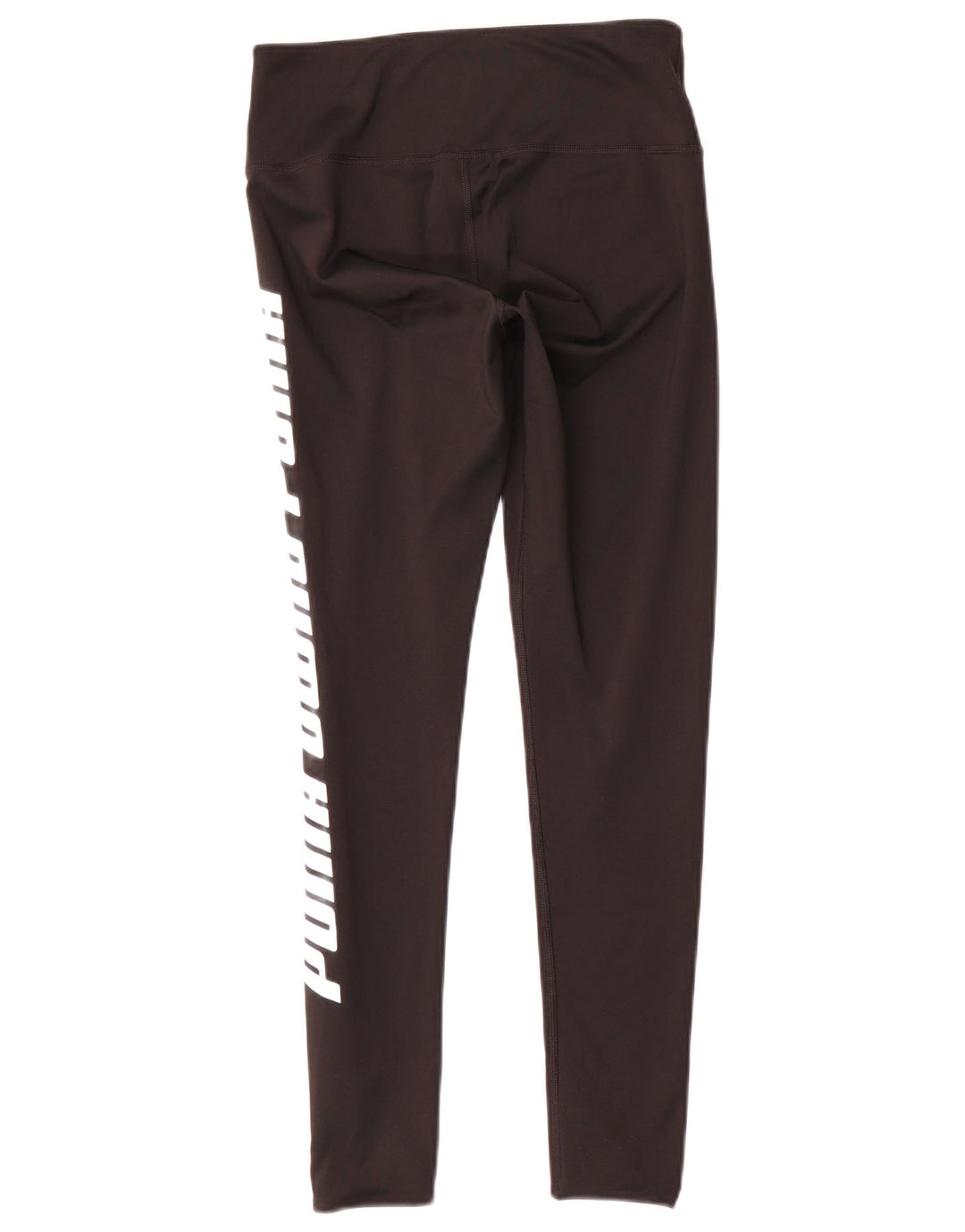 Damskie legginsy Puma Graphic UK 10, małe, czarne, poliestrowe