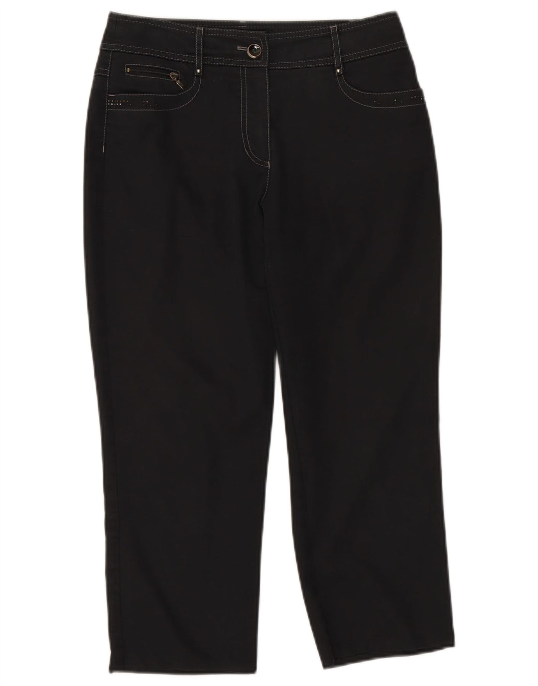 Spodnie damskie GERRY WEBER o prostym kroju W30 L23 czarne