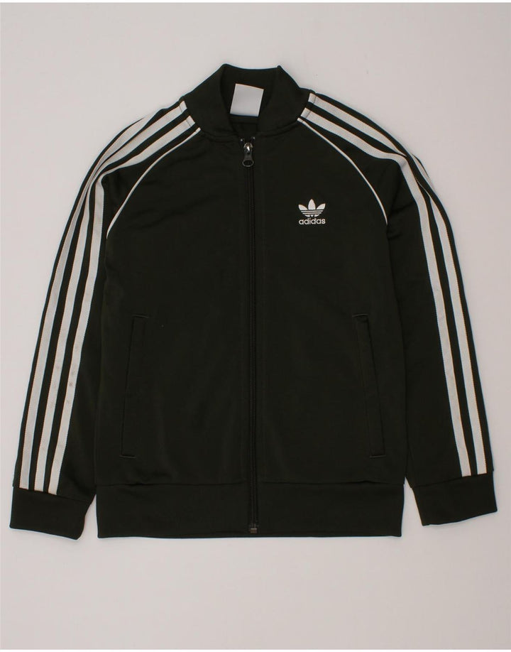 Chłopięca bluza dresowa Adidas 7-8 lat Zielony poliester