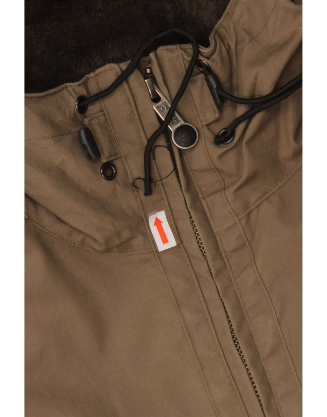 Męska kurtka wiatrówka z kapturem JACK WOLFSKIN UK 40/42, duża khaki