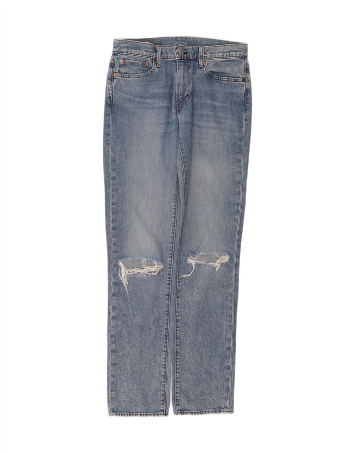 Męskie jeansy Levi's 511 w trudnej sytuacji W30 L34 Niebieskie