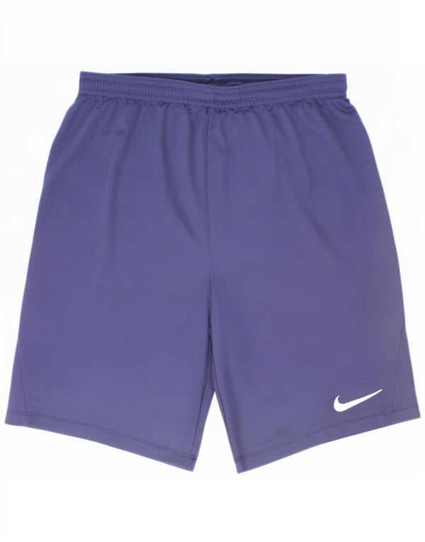 Chłopięce spodenki sportowe Nike Dri Fit 13-14 lat XL, granatowe, poliestrowe