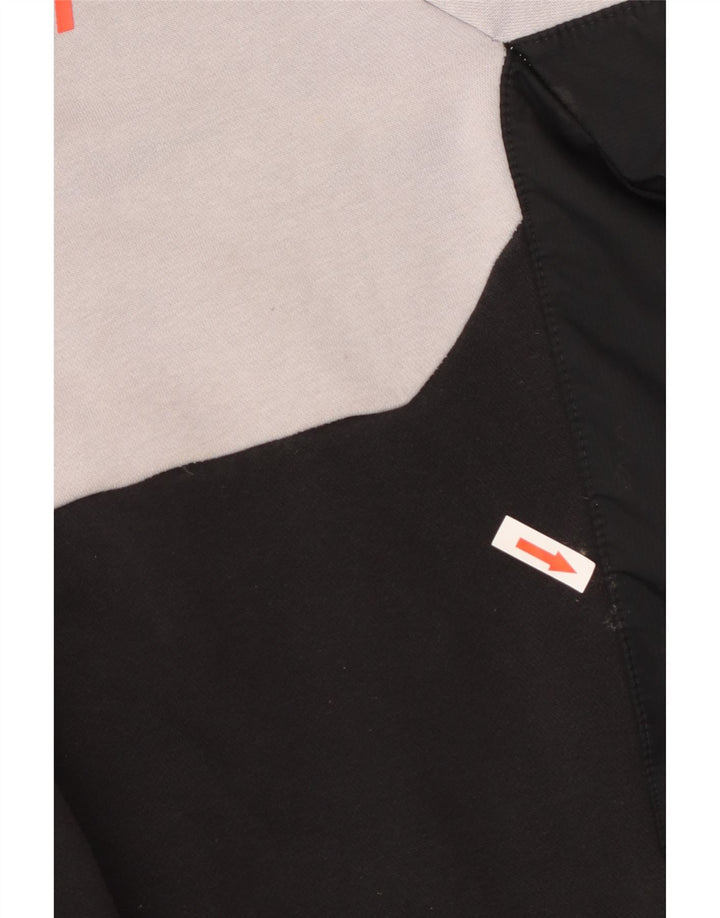 Męska bluza dresowa NIKE XL, szara, bawełniana z blokami kolorów