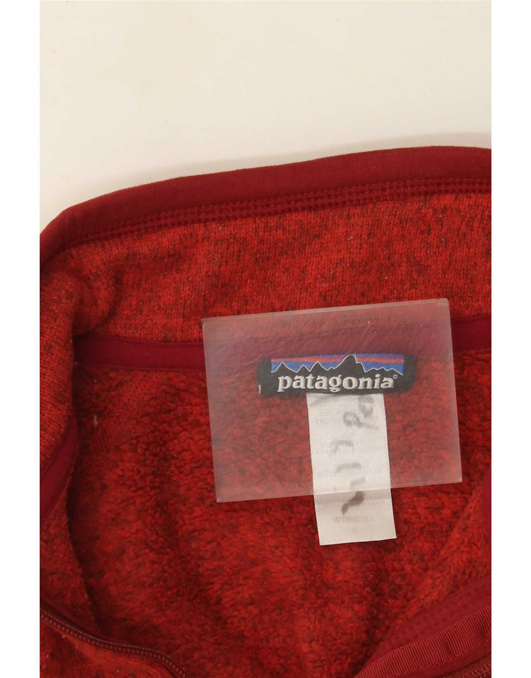 Damska kurtka dresowa Patagonia UK 10, mała, czerwona, nakrapiana, poliester