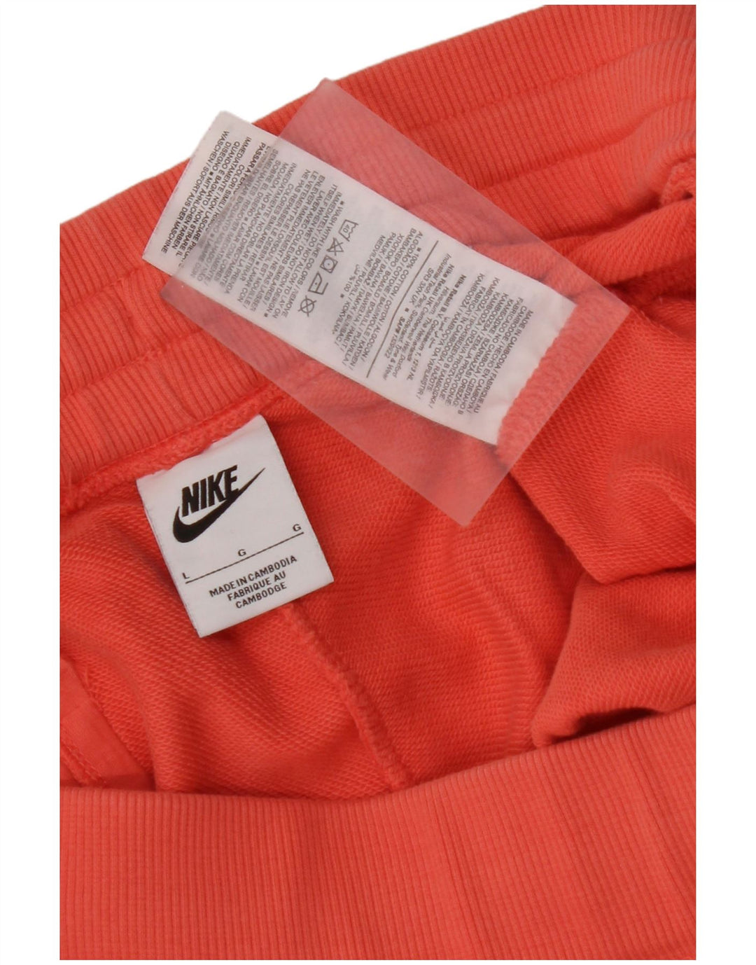 Damskie spodnie dresowe NIKE Joggers UK 16, duże, pomarańczowe, bawełniane