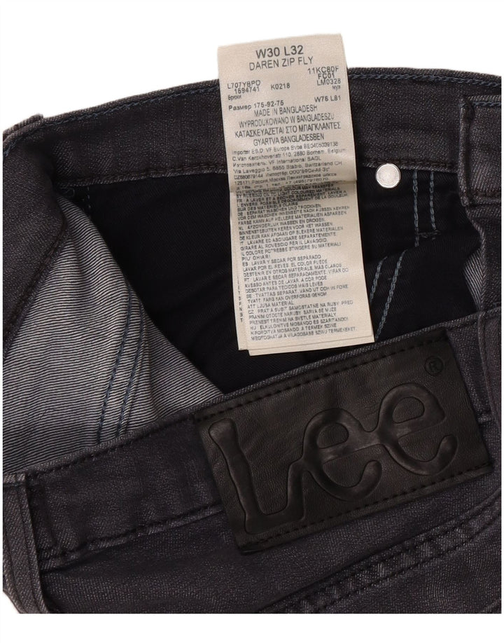 Damskie jeansy Lee Daren Zip Fly W30 L32 Szara bawełna