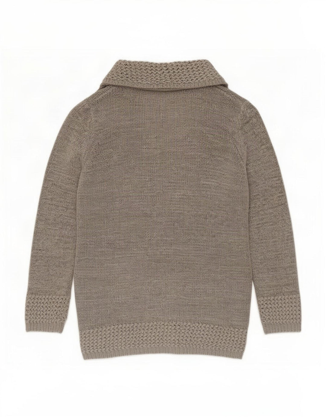 Marks & Spencer Damski klasyczny sweter rozpinany UK 16, duży, szary