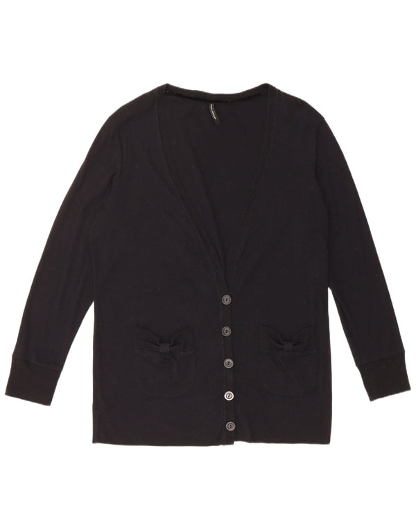 Marks & Spencer Damski sweter rozpinany UK 18 XL, czarny, bawełniany