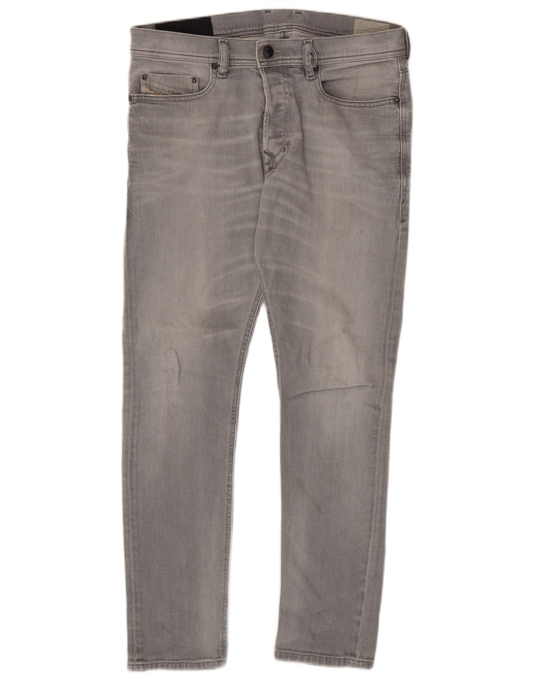 Męskie jeansy Diesel Slim W31 L30 Szara bawełna