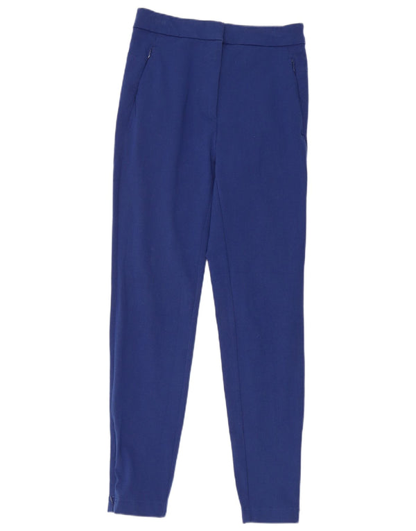Marks & Spencer Damskie spodnie Skinny Casual UK 8 Small W26 L28 Niebieskie