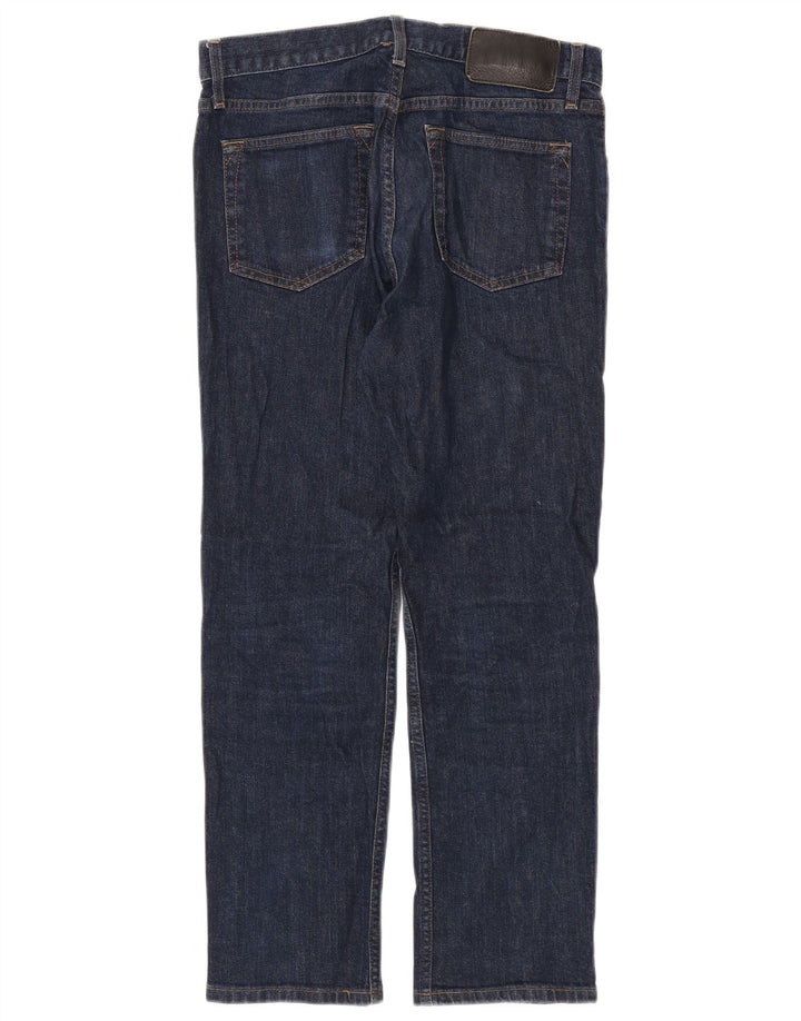 EDDIE BAUER Męskie proste dżinsy W30 L27 Granatowe, bawełniane