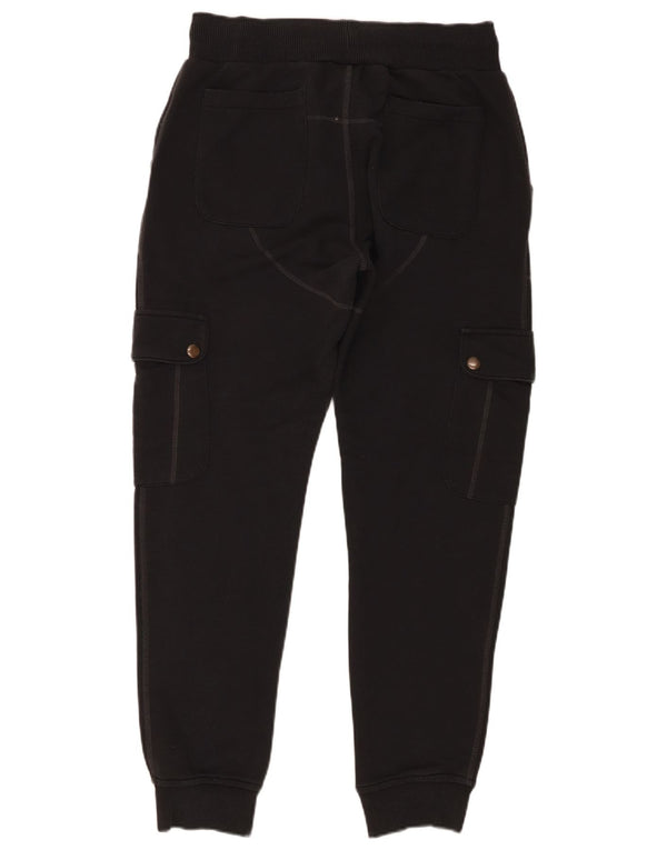 Adidas Mens Cargo Tracksuit Trousers Joggers Small Black Cotton