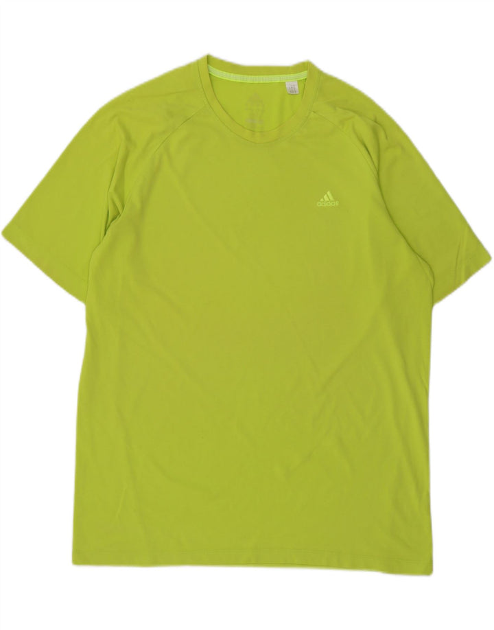 Męski T-shirt ADIDAS Climalite, duży, zielony