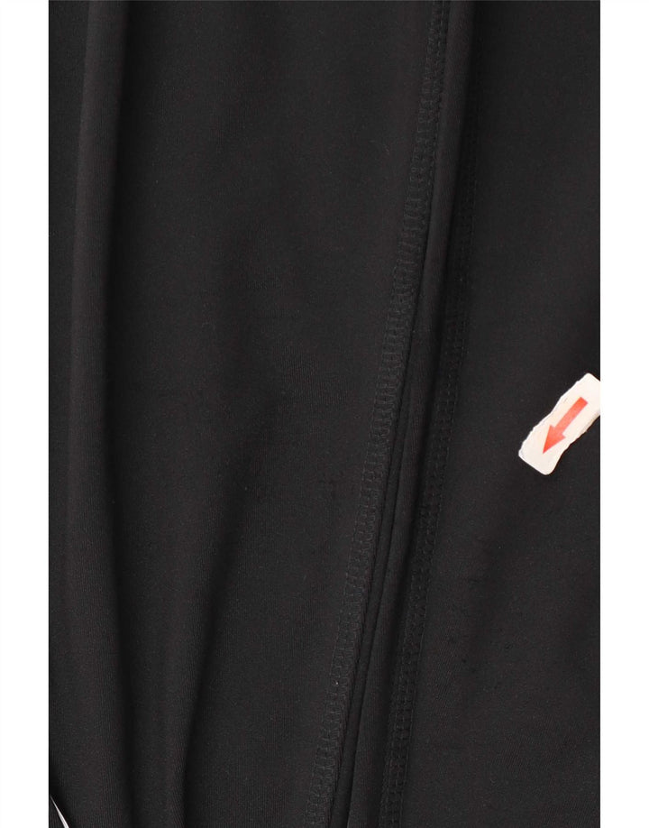 Damskie legginsy Adidas Climalite UK 16/18, duże, czarne, poliestrowe