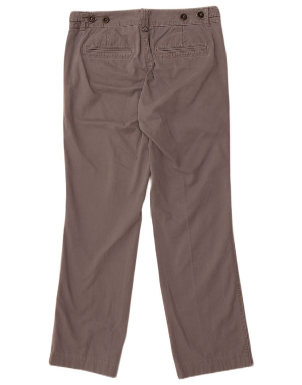 Eddie Bauer Womens Mercer Slim Straight Chino Trousers US 2 XS W30 L28 Grey