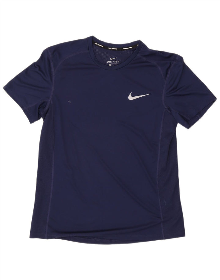 T-shirt męski Nike Dri Fit, średni granatowy