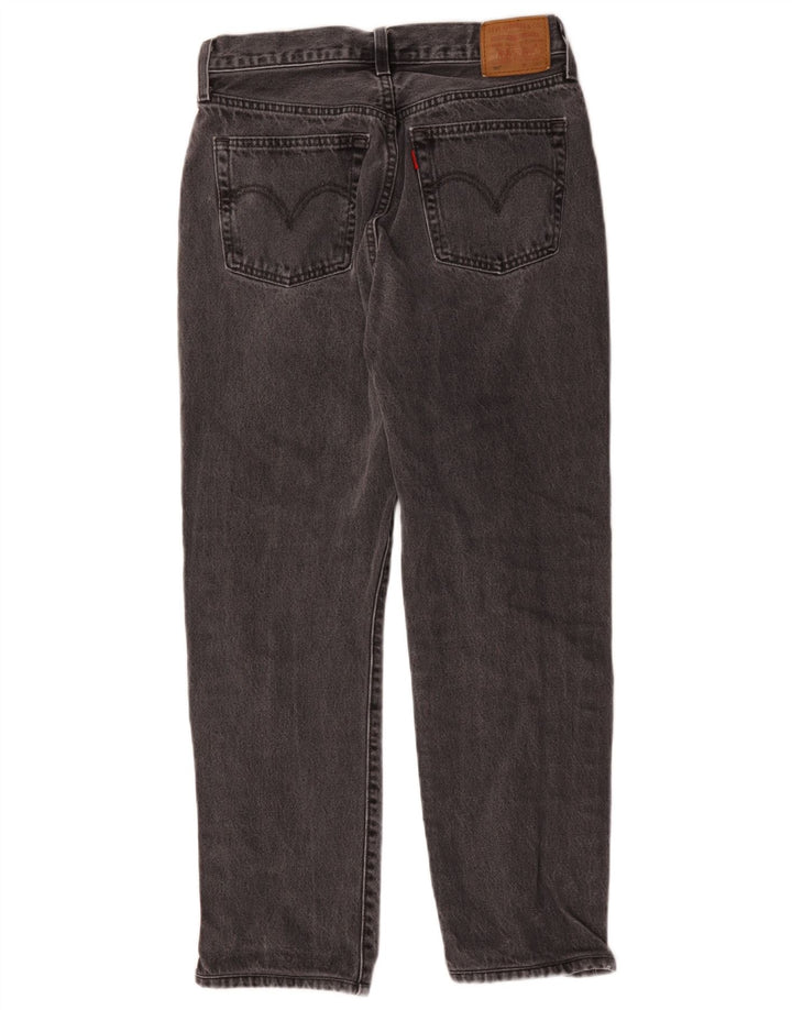 Damskie dżinsy Levi's 501 Straight W28 L26 Szara bawełna