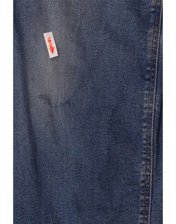 Damskie jeansy Lee Crop Wide Leg W29 L26 Niebieskie bawełniane