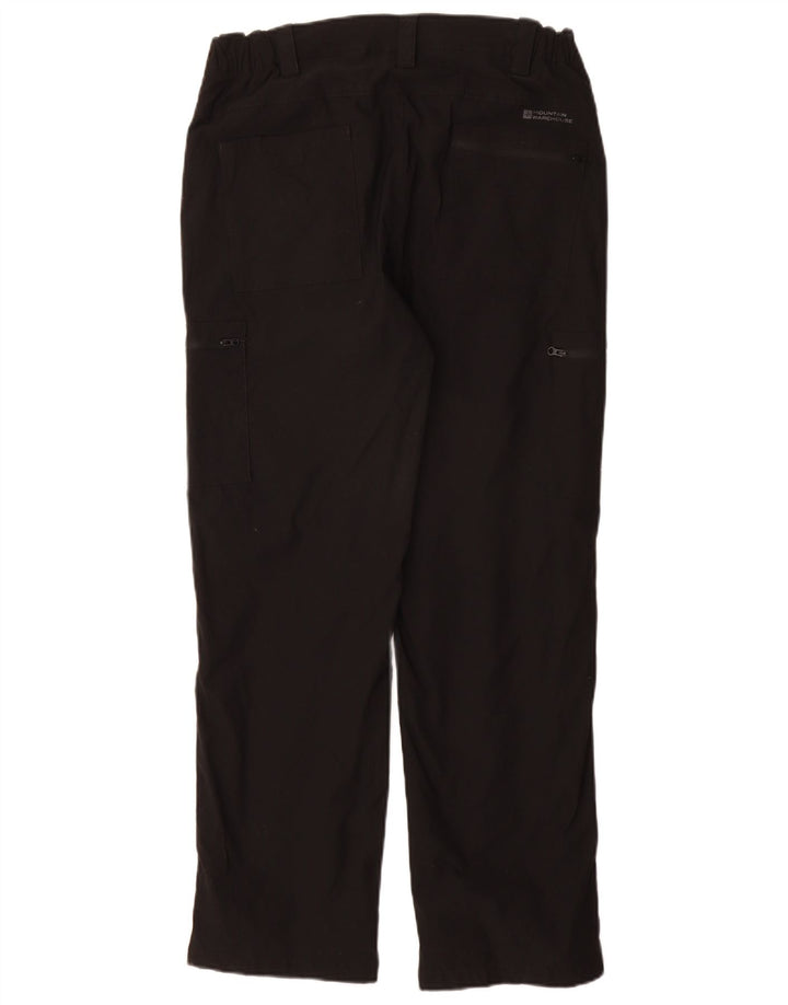 Męskie spodnie cargo Mountain Warehouse W30 L30, czarny nylon