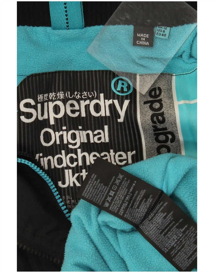 Damska wiatrówka z kapturem SUPERDRY UK 12, średnia czarna