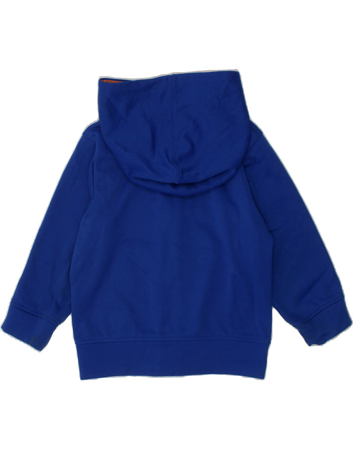 CHAMPION Boys Graphic Zip Hoodie Sweater 3-4 Years Blue Polyester Vintage Champion and Second-Hand Champion from Messina Hembry 