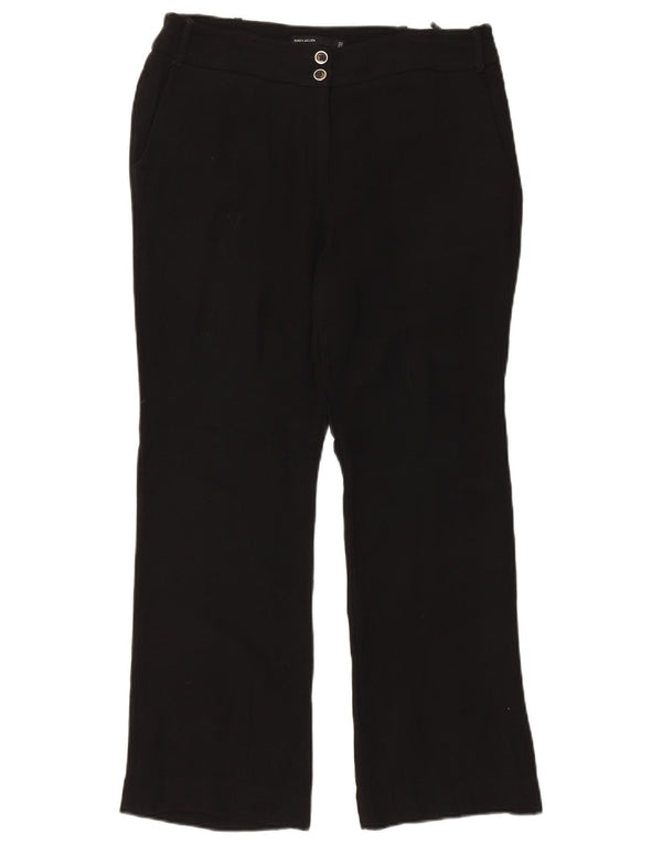 Karen Millen Womens Straight Chino Trousers UK 14 Large W34 L30 Black