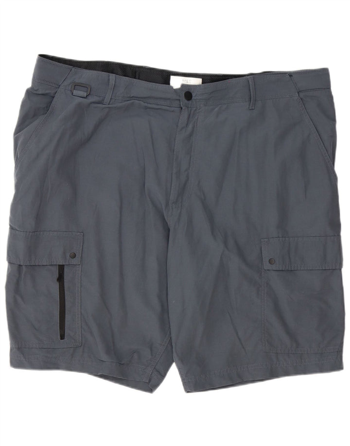 Męskie spodenki cargo MARKS & SPENCER W44 2XL Szary poliester