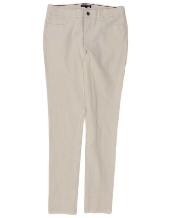 TOMMY HILFIGER Womens Skinny Jeans US 6 Medium W28 L30 White Cotton