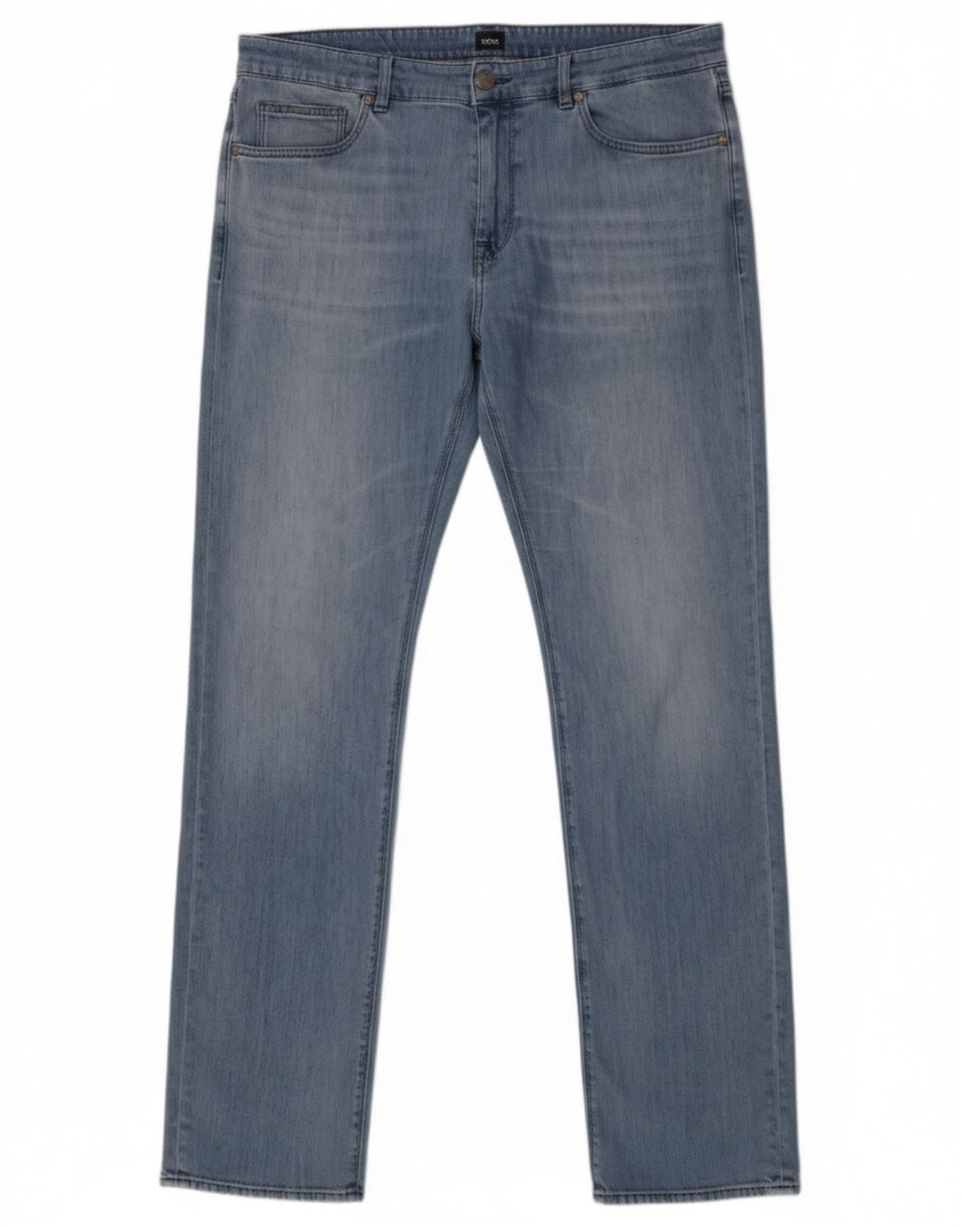 Hugo Boss Męskie jeansy slim W34 L34 Niebieskie bawełniane