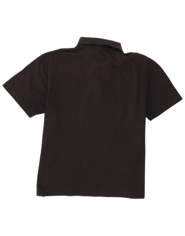 Męska koszulka polo z krótkim rękawem Lacoste, rozmiar 6, XL, czarna, bawełniana