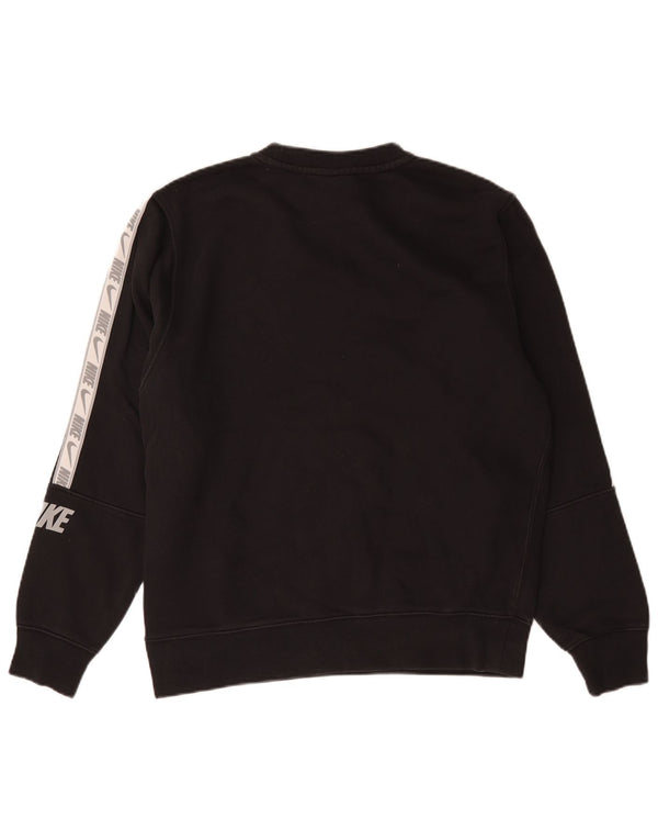 Męska bluza Nike Graphic Standard Fit, mała, czarna, z blokami kolorów