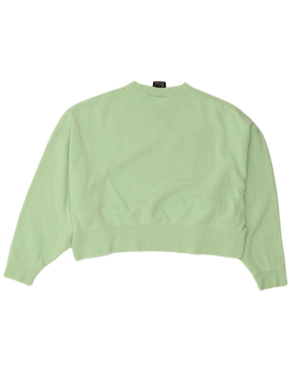 Damska bluza dresowa Nike Crop Oversize UK 14, średnia, zielona bawełna