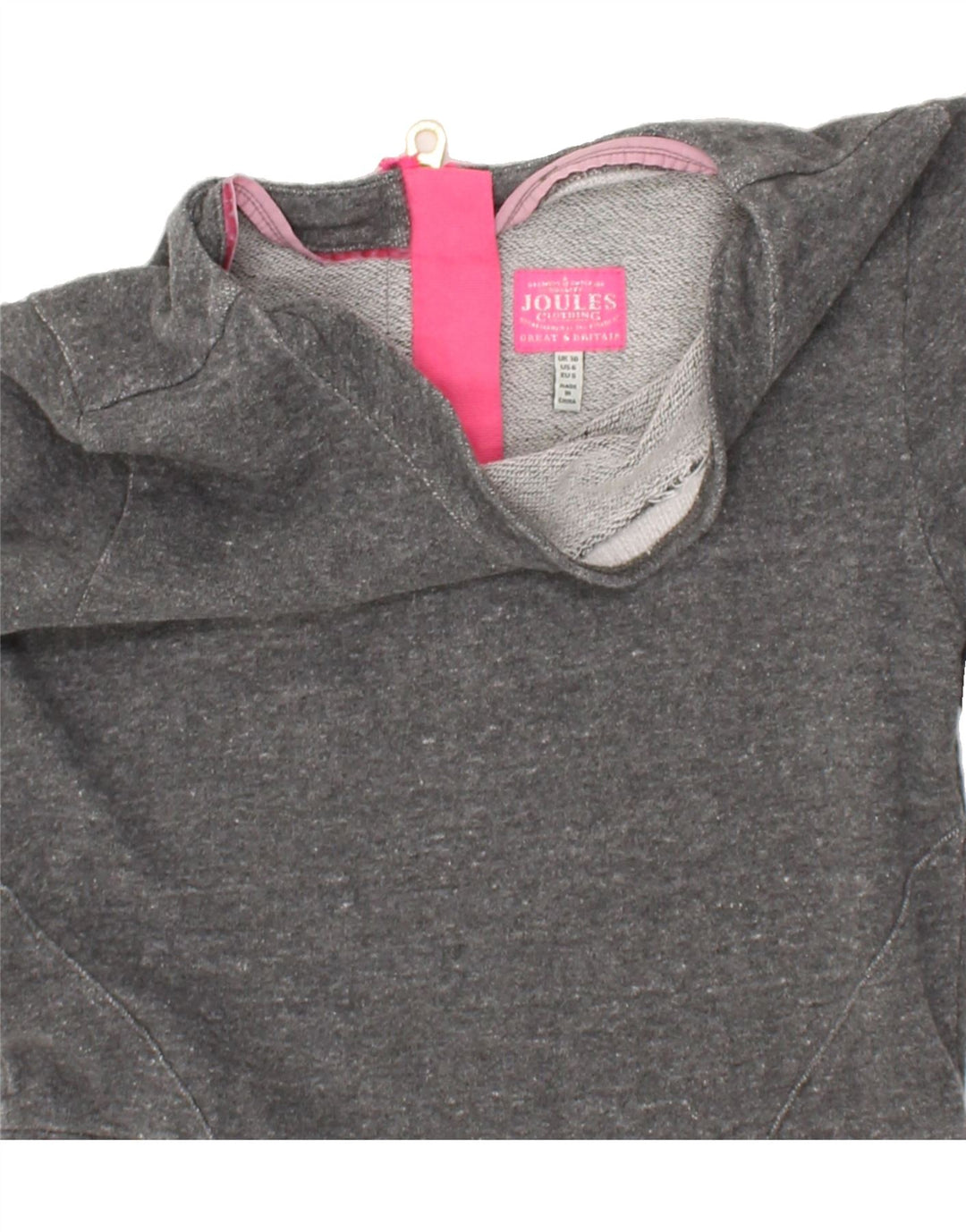 JOULES Womens Jersey Basic Dress UK 10 Small  Grey | Vintage Joules | Thrift | Second-Hand Joules | Used Clothing | Messina Hembry 
