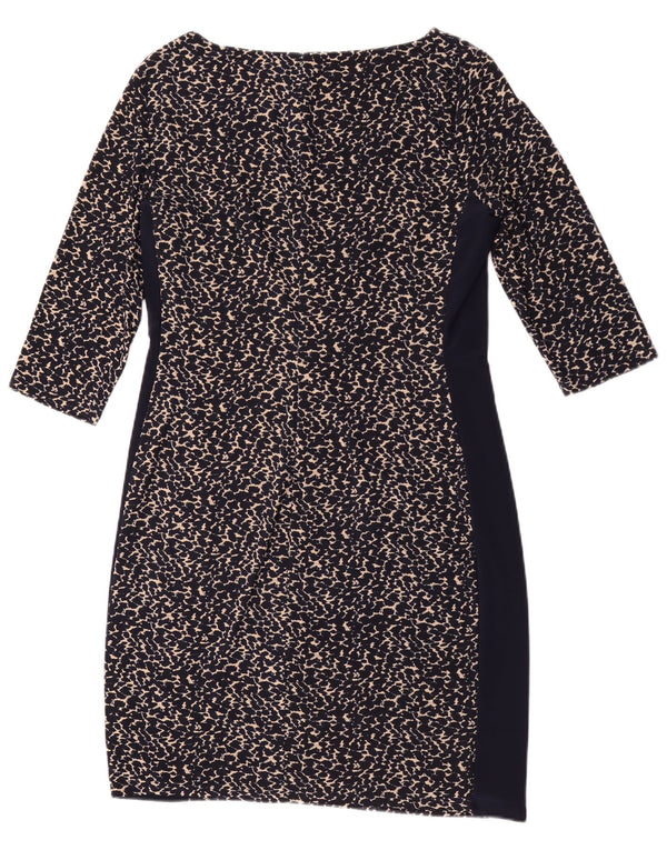Sukienka damska Ralph Lauren Petite Sheath US 14 XL Granatowy nadruk zwierzęcy