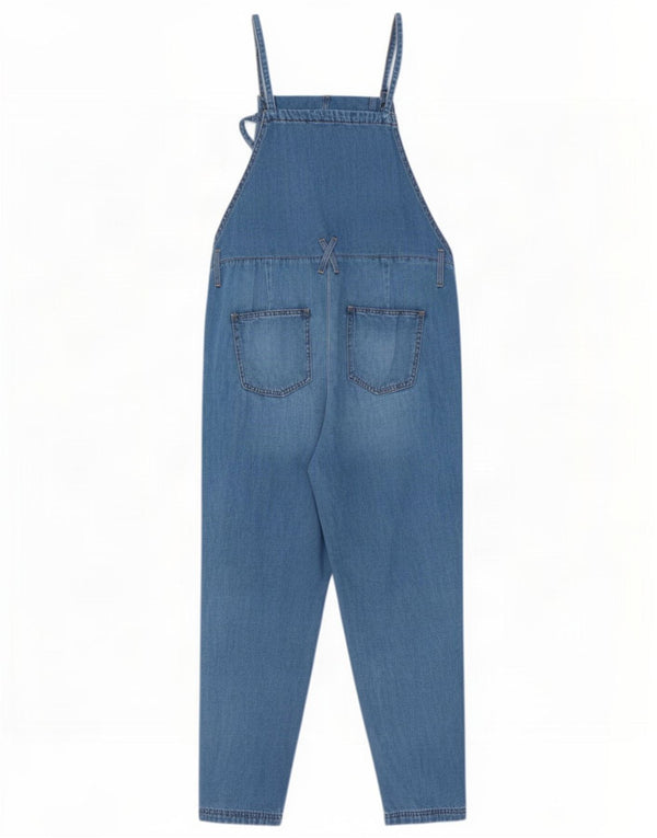 Damski kombinezon jeansowy White Stuff UK 14 Large W36 L26 Niebieska bawełna