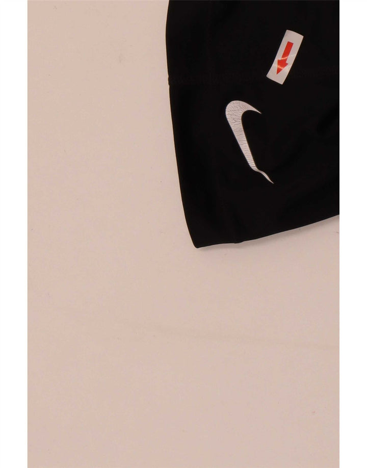 Damskie legginsy Nike Dri Fit Graphic Capri UK 12, średnie czarne