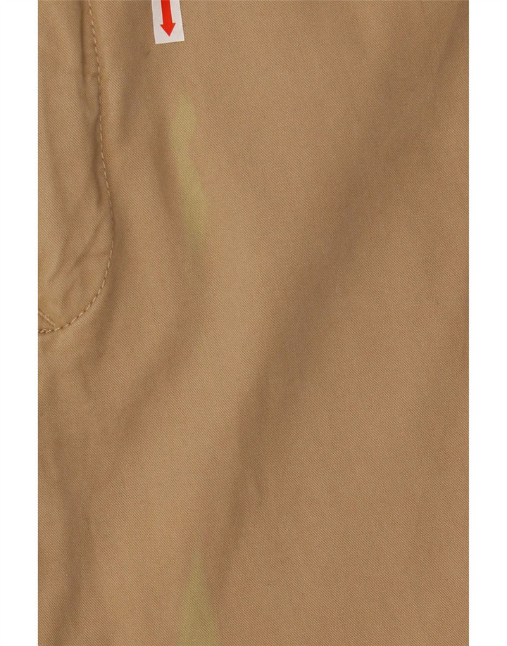 Męskie proste spodnie chino TOMMY HILFIGER W38 L32 beżowa bawełna