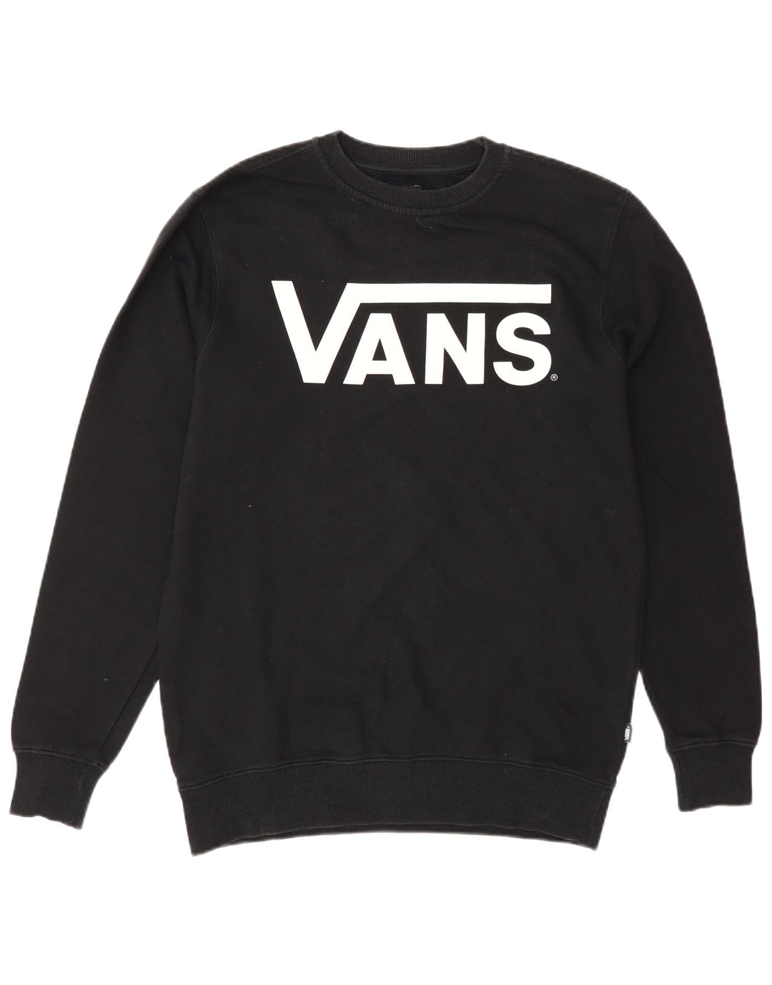 Męska bluza z grafiką Vans, mała, czarna, bawełniana