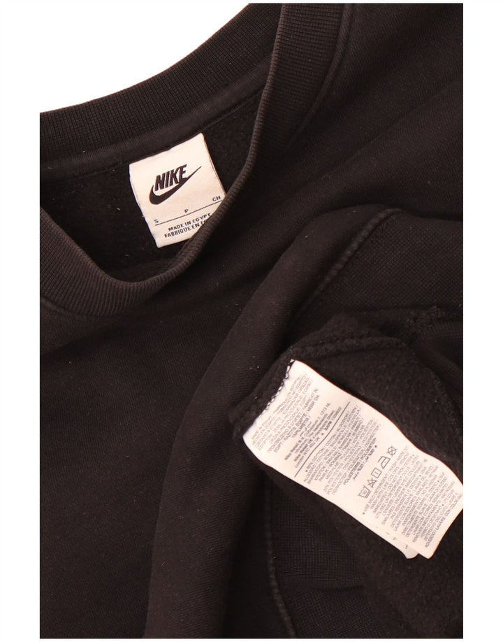 Damski sweter oversize Nike UK 10, mały, czarny, bawełniany