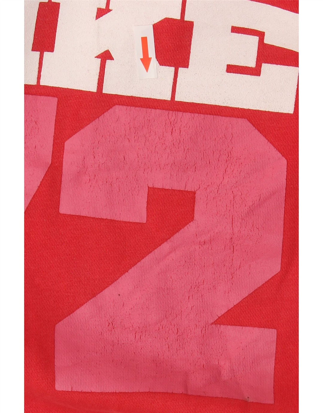 Męski sweter z kapturem Nike z grafiką, duży, czerwony, bawełniany