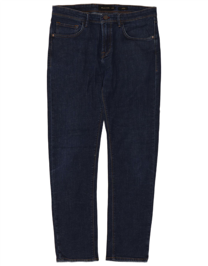 Jeansy męskie Massimo Dutti EU 42 Large W32 L30 Granatowe
